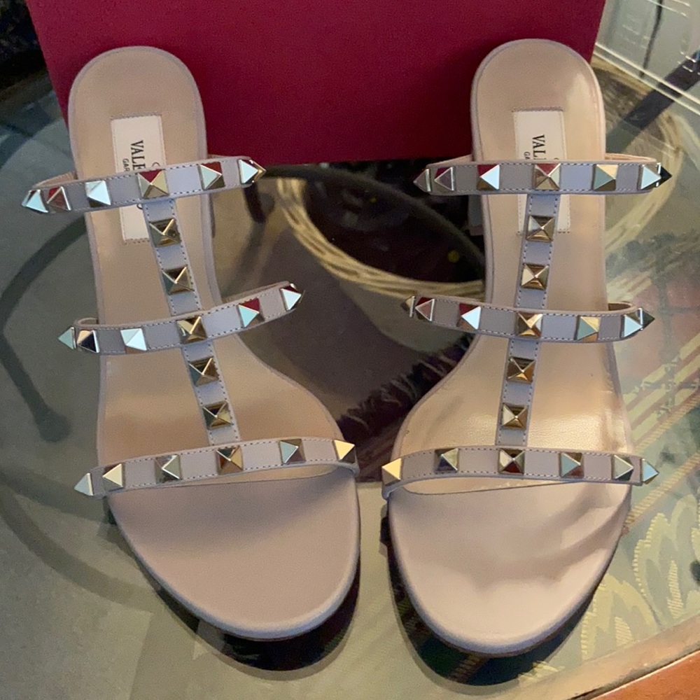 New Valentino Studded Sandals. Price negotiable.